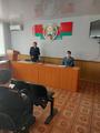Встреча главного врача районного ЦГЭ Логвинец Н.Г. с личным составом РОВД
 